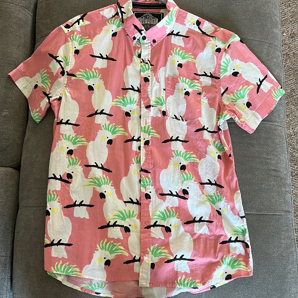 Men’s parrot shirt